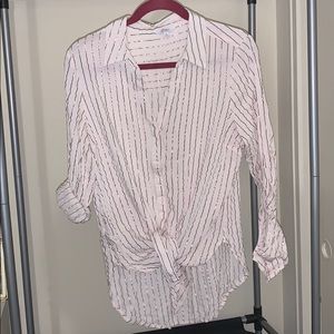 Candies Button-down Blouse.